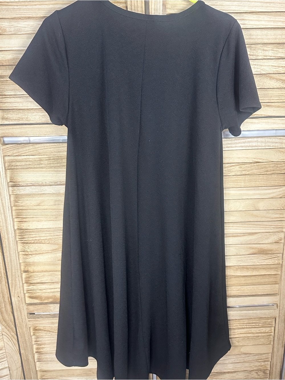 LuLaRoe Black Midi Swing Dress - Short Sleeve